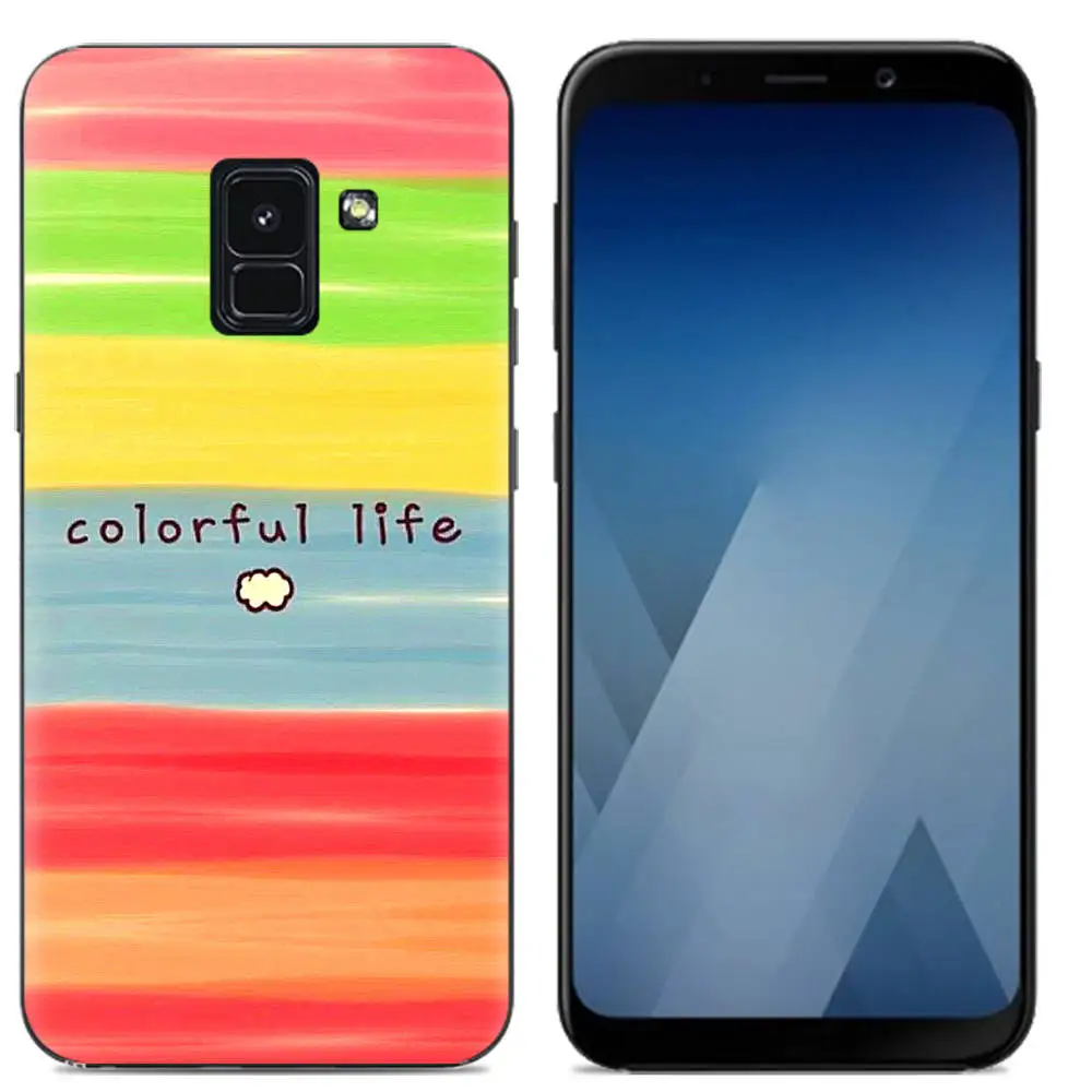 Мягкий чехол для телефона Samsung Galaxy A5 (2018)/ A8 (2018) 5 дюймов Высокое качество