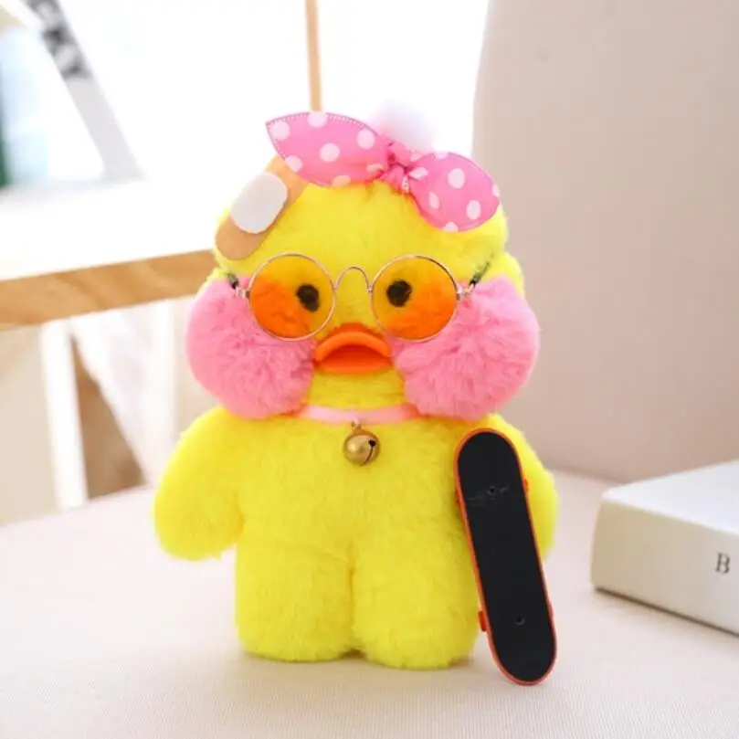 1 шт. 30 см Румяна из гиалуроновой кислоты маленькая Желтая утка плюшевые игрушки