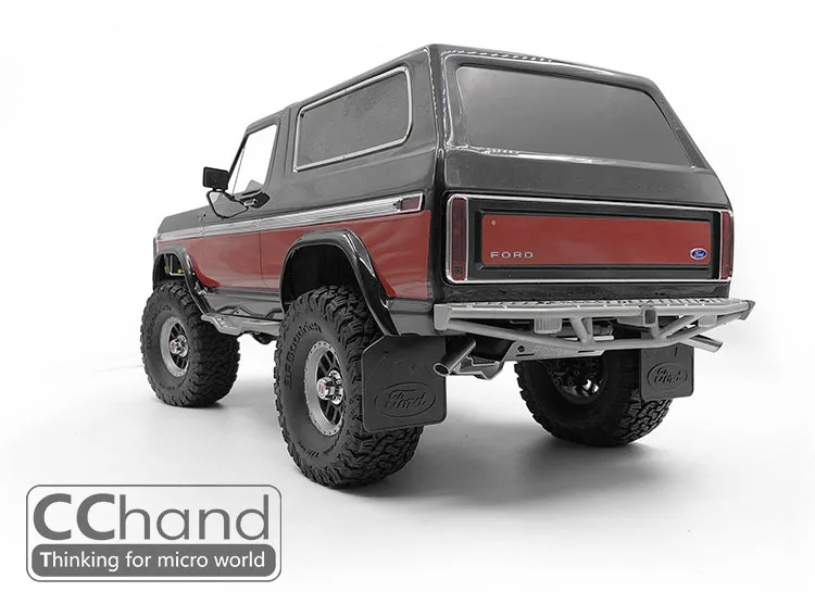 CChand металлический задний бампер KS для модели TRX4 Ford BRONCO RC car toy|Детали и аксессуары|