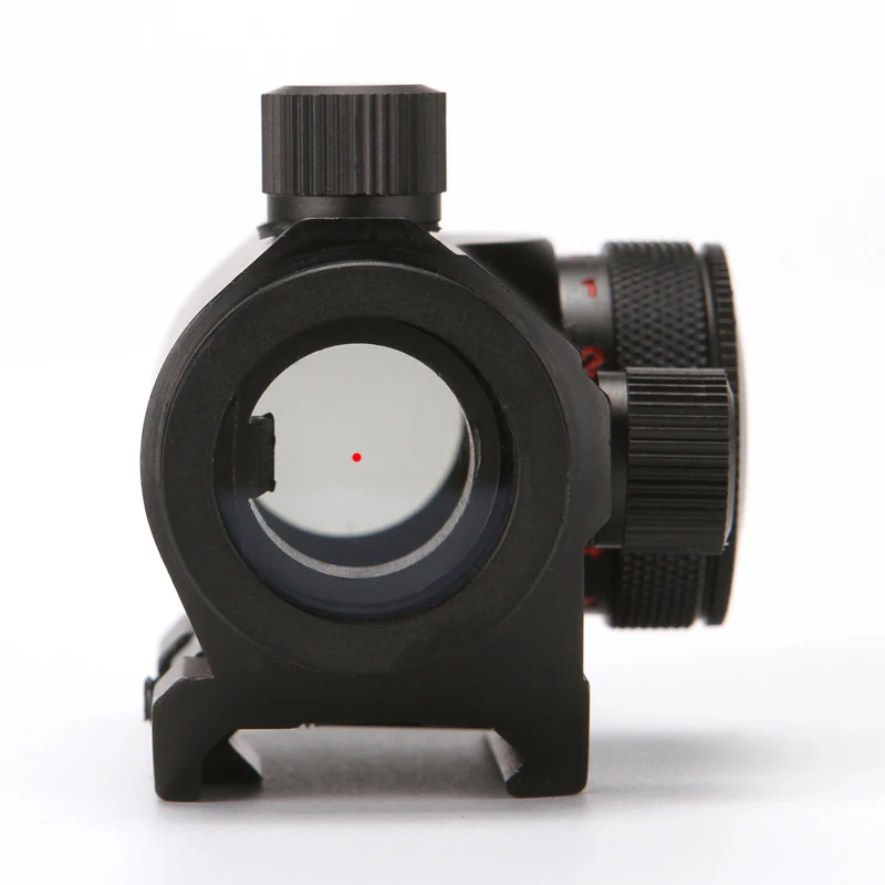 Голографический красный зеленый Micro Dot Rifle Scope Riflescope Black Sight Rail Mount 20 мм черный для
