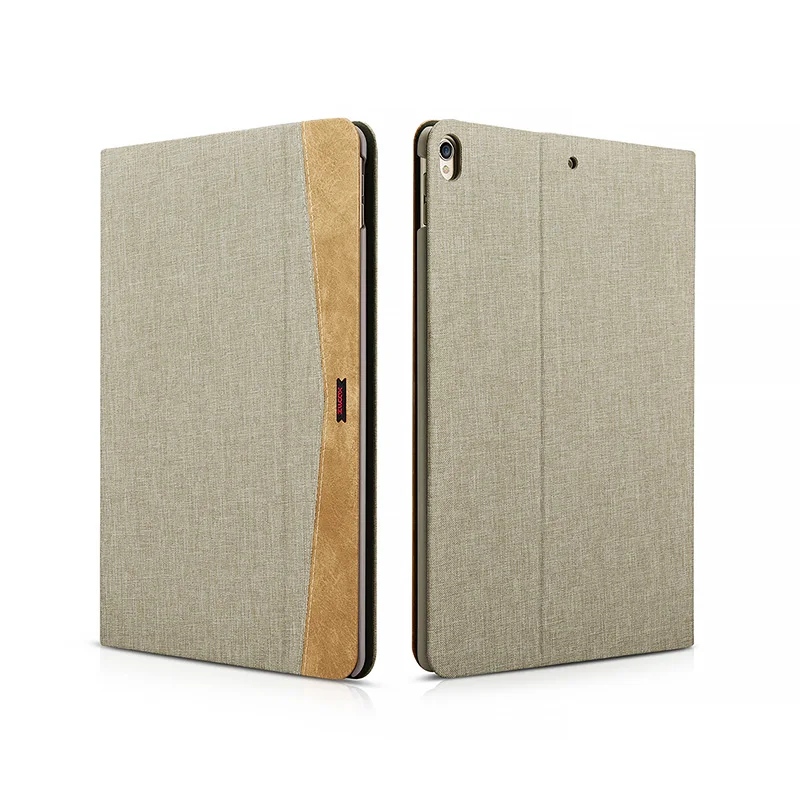 (Серый) XOOMZ бренд для iPad Pro 10 5 чехол простая ткань + PC Folio Case Erudition Складная подставка