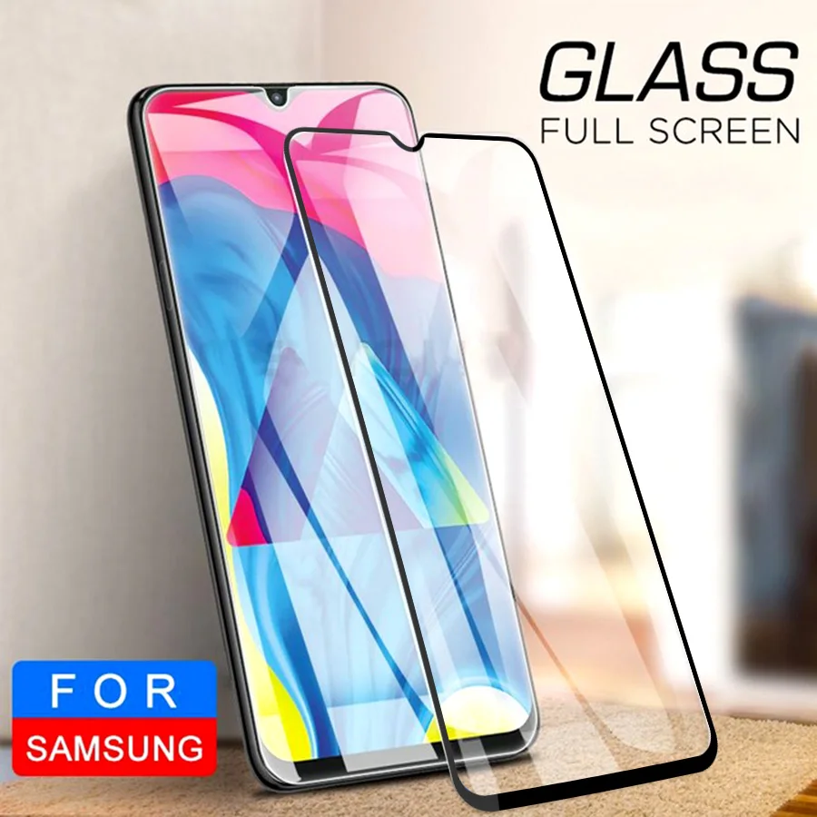 Защитное стекло на весь экран закаленное для Samsung Galaxy A70 A50 A40 A30 A20 A10 M10 M20 M30