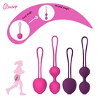 Безопасный силиконовый умный шарик Кегеля шарик Бен-ва шарик для укрепления влагалища упражнения секс-машина