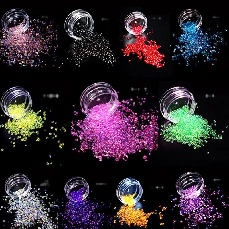12 Box Mixed Mini Bubble Ball Beads 1-3mm Tiny Epoxy Mold Jewelry Filling | Украшения и аксессуары