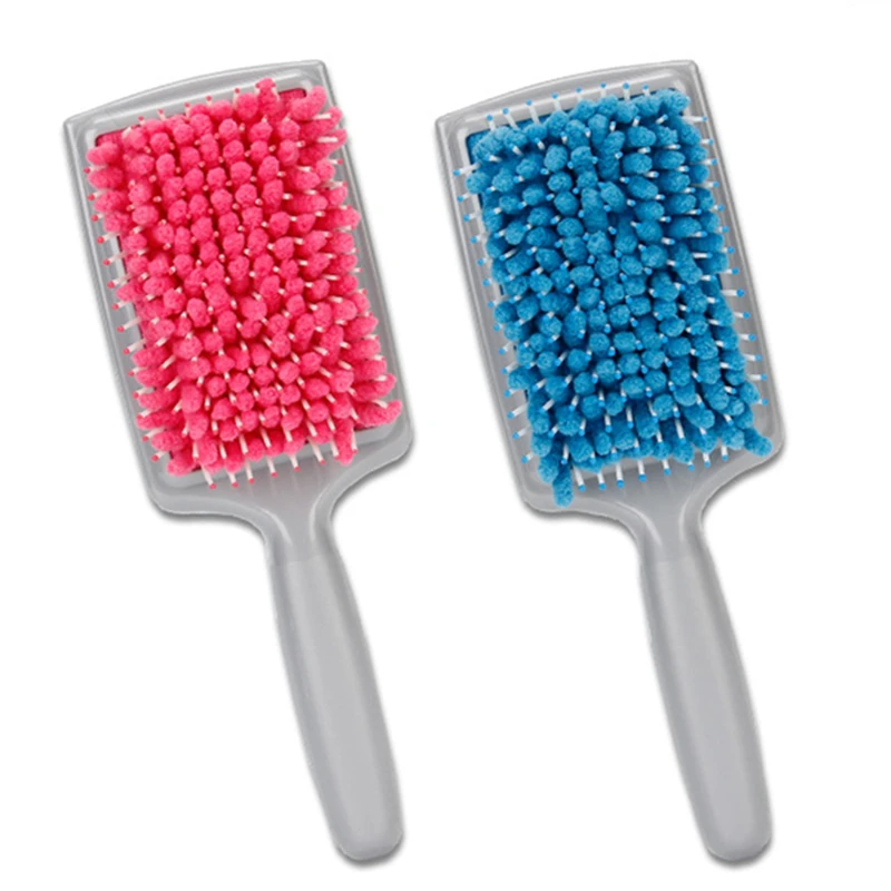 1 шт. волшебная быстросохнущая щетка для волос впитывающая воду Массажная женщин