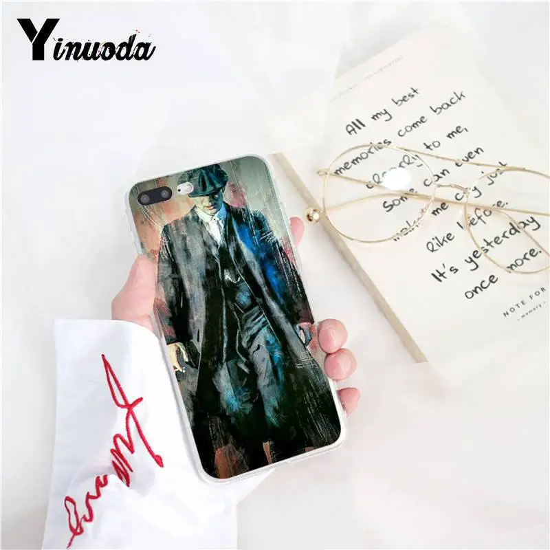 A2 Yinuoda острые козырьки Coque PEAKY blinds шаблон мягкий чехол для телефона для iPhone 8 7 6 6S Plus X XS MAX 5 5S SE XR 11 11pro 11promax - Цвет: A2