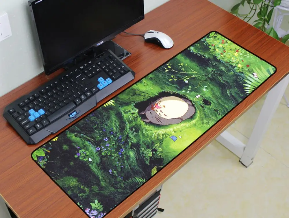 Тоторо коврик для мыши 900x300x3 мм коврик для мыши великолепный Коврик для компьютерной мыши notbook аниме игровой коврик для мыши геймер клавиатура Коврик для мыши