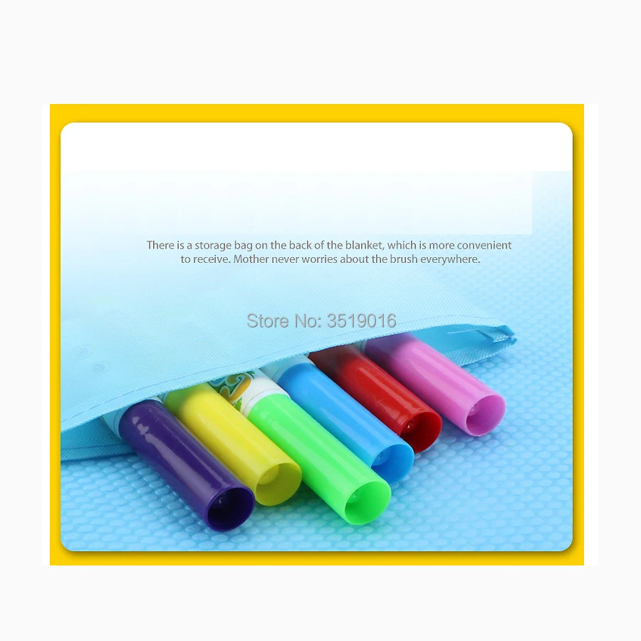 

Color & Erase Mat graffiti canvas Coloring Reusable Coloring Mat Easily Washes Off with Water Educational drawing toys for Kids