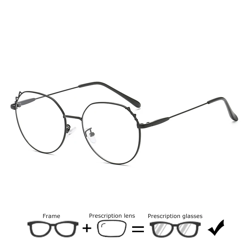 Модные корригирующие очки женские Овальные индивидуальные оправа для очков с