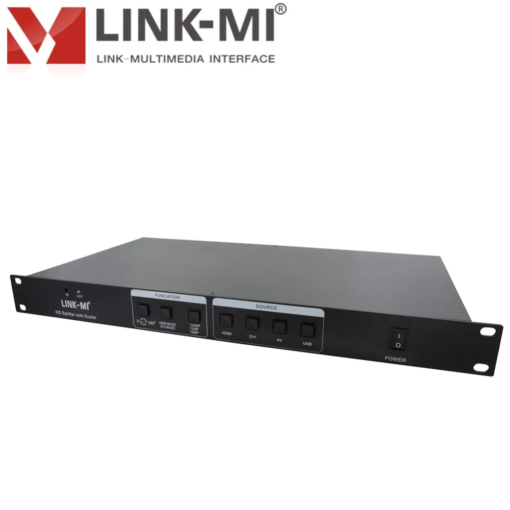 LINK MI LM SP49 HD сплиттер с масштабируемым входом HDMI + AV VGA USB 9 display S|Аксессуары для