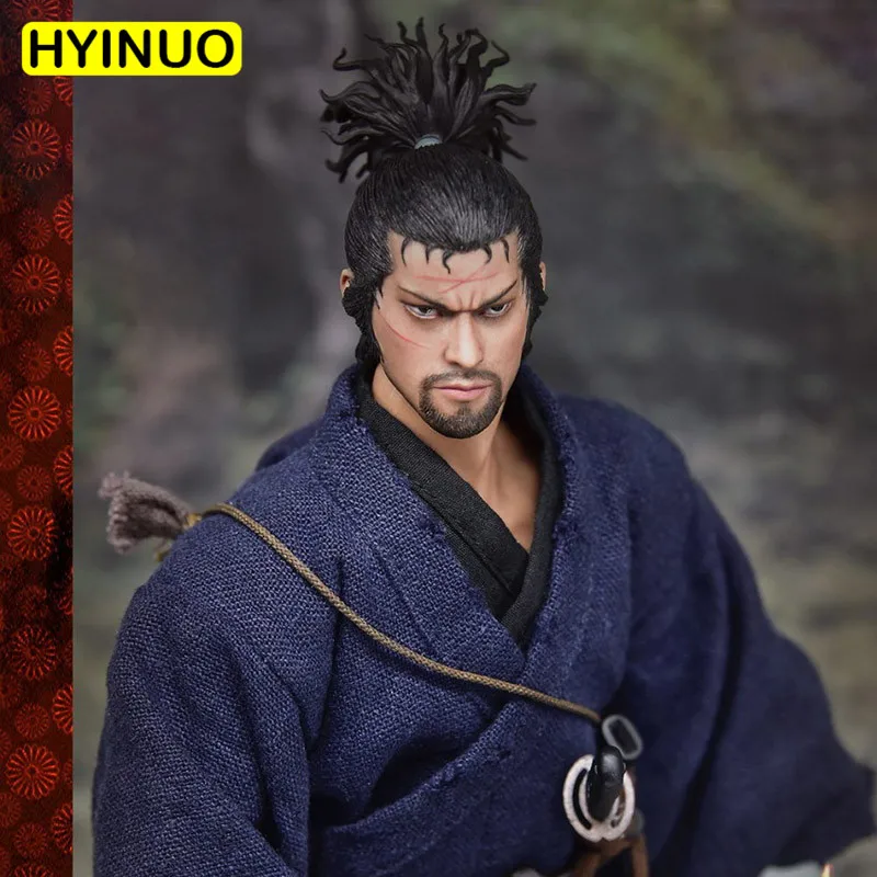 

1/6 Scale WOLFKING WK89015A Miyamoto Musashi 2.0 Suit Action Figure Set Sculpt Model 12' Full Set Action Figure Dolls Toys