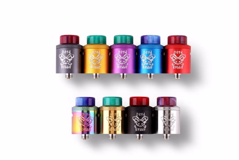 Оригинальный алюминиевый бак Hellvape Dead Rabbit BF RDA с одной/двойной катушкой Vape для vapor