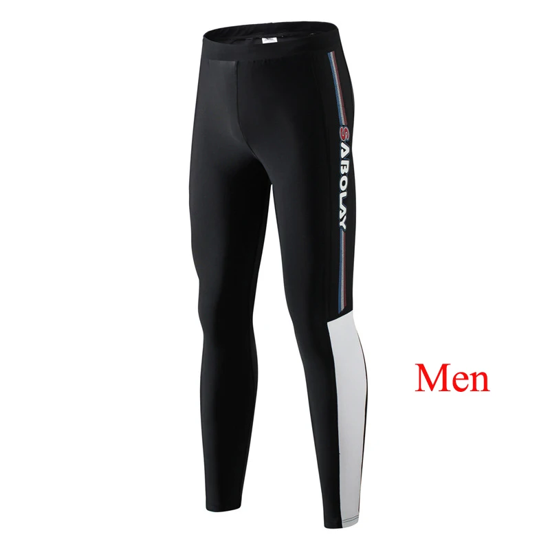 men pants Лайкровый гидрокостюм для подводного плавания костюм для подводного плавания с длинным рукавом женский Рашгард Мужская одежда для серфинга UPF50+ УФ солнцезащитный крем - Цвет: men pants