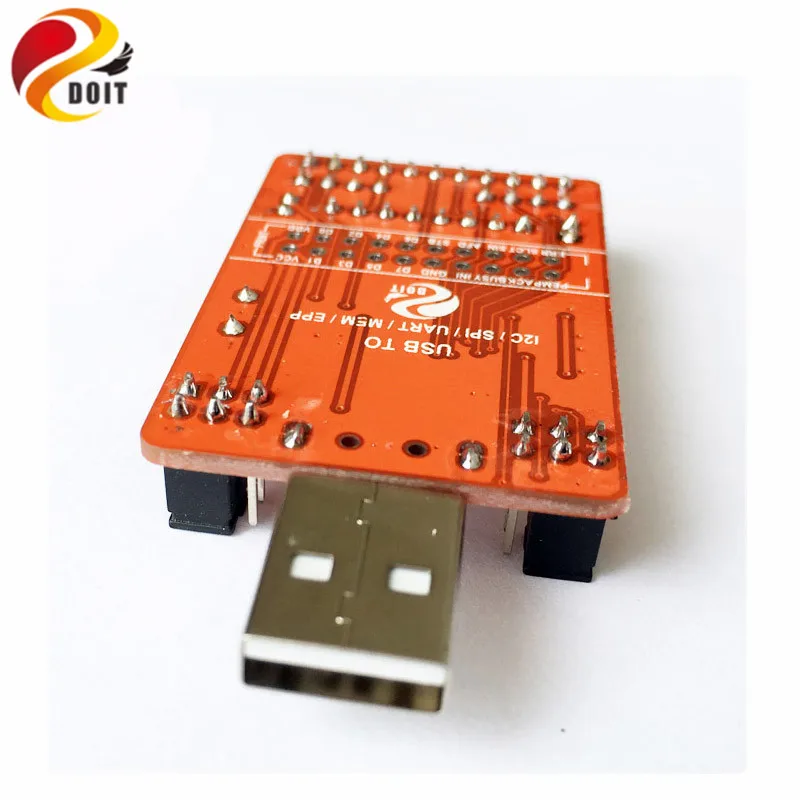 Официальный DOIT CH341A USB Передача I2C/IIC/SPI/UART/TTL/ISP адаптер EPP/MEM параллельный
