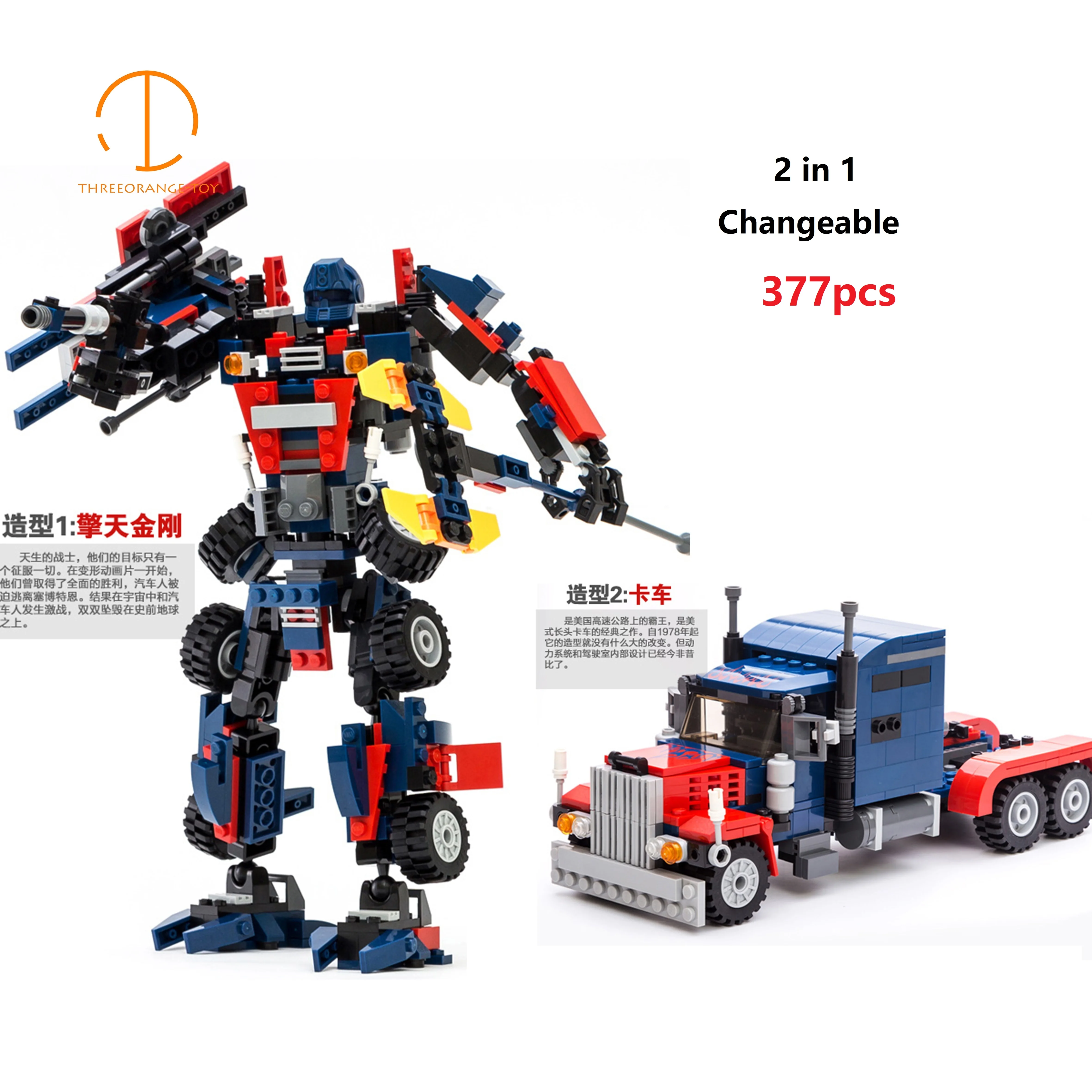 Трансформеры Оптимус грунтованный грузовик Technic Rotot transmor развития интеллекта