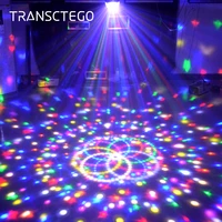 9 color led disco light magic ball lamp dmx 512 laser lumiere rgb party light for kids dj sound activated disco lamp party light