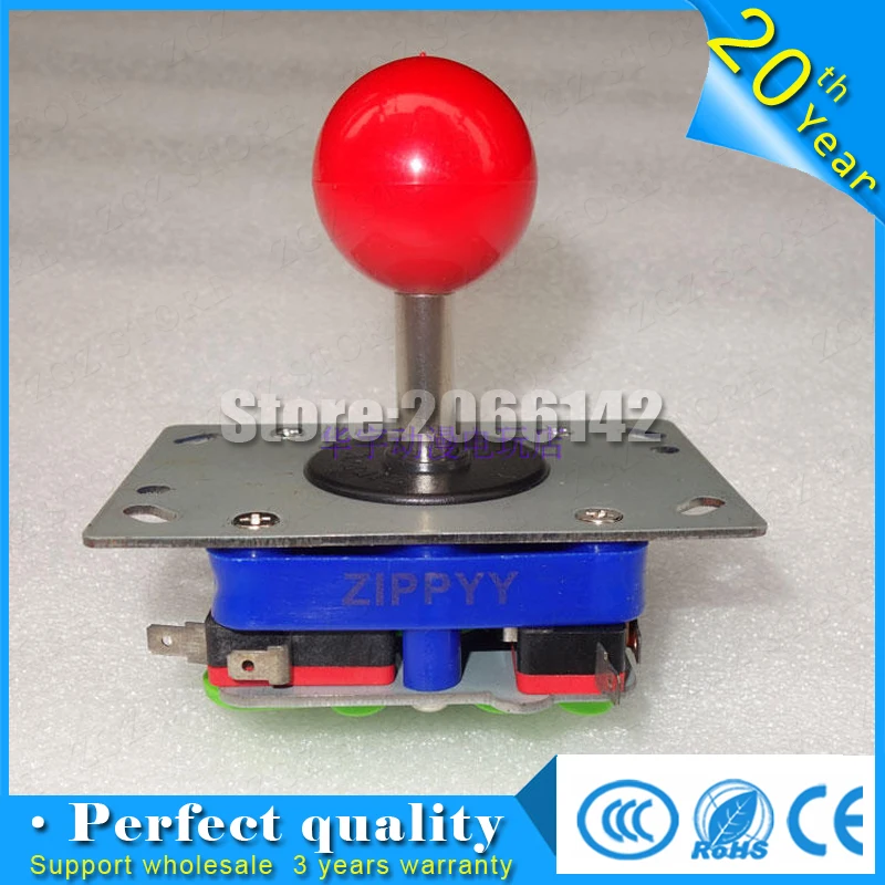 1 pcs of copy ZIPPYY Joystick short/ Long shaft/4ways and 8 ways joystick/arcade machine parts/joystick with Microswitch | Спорт и