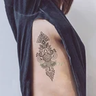 Водонепроницаемая Временная тату-наклейка, мандала, цветы, тату, флэш-тату, поддельные татуировки, набор для девушек, женщин и мужчин