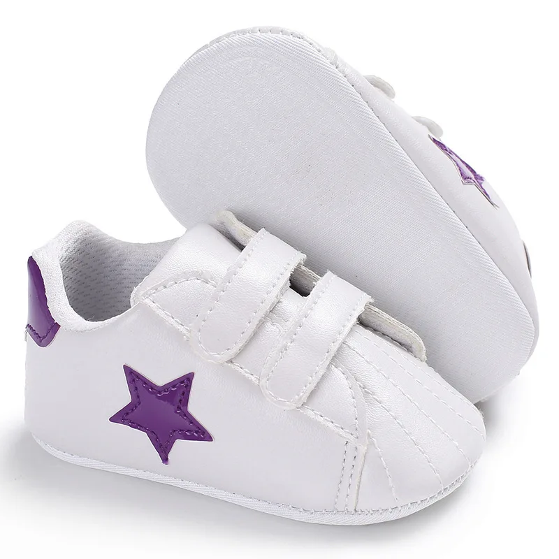 Детская обувь из искусственной кожи с принтом в виде пяти звезд - купить по