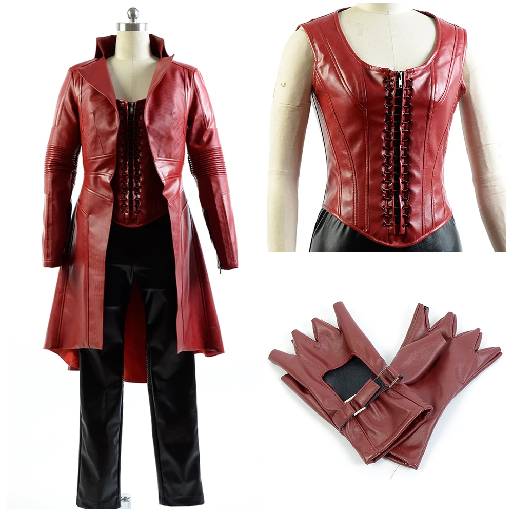 Фильм Капитан в гражданскую войну цвет пурпурный ведьма Ванда Maximoff Косплэй