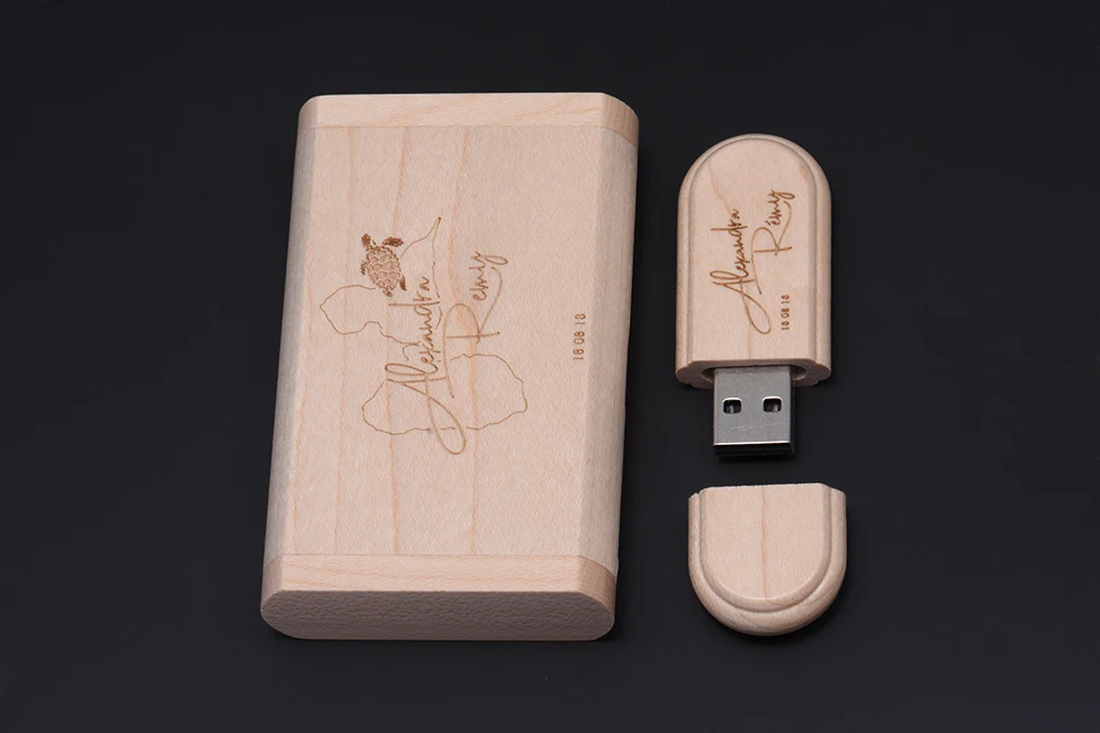 JASTER USB 2,0(5 шт. бесплатный логотип) Деревянный usb+ флип-бокс usb флеш-накопитель карта памяти 4 ГБ 8 ГБ 16 ГБ 32 ГБ 64 ГБ u диск подарки