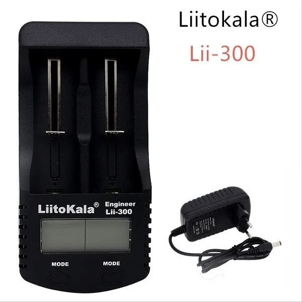 Зарядное устройство Liitokala с ЖК-дисплеем 18650/26650/18350/16340/AA/AAA 3 7 В/1 2 В экраном 5 1 А lii300 |