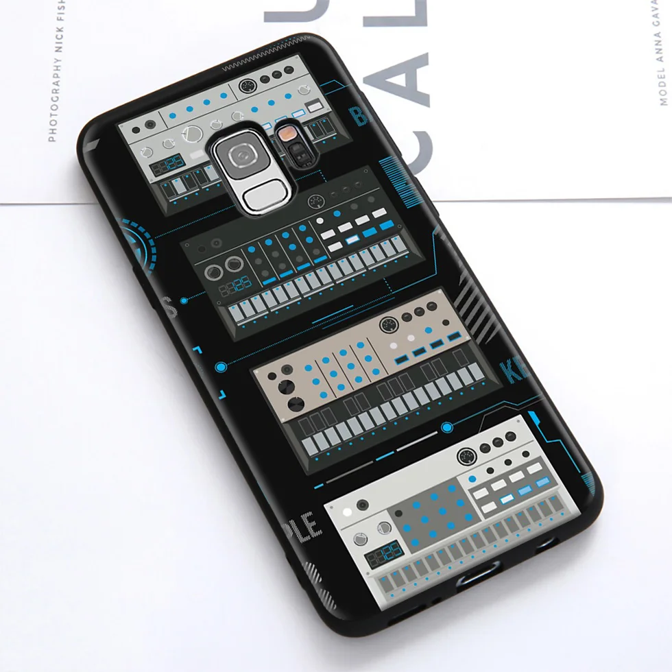 WEBBEDEPP DJ музыкальный фонограф мягкий чехол для Samsung Galaxy S10 S10e S9 S8 Plus S7 S6 Edge &amp J6 2018 Note