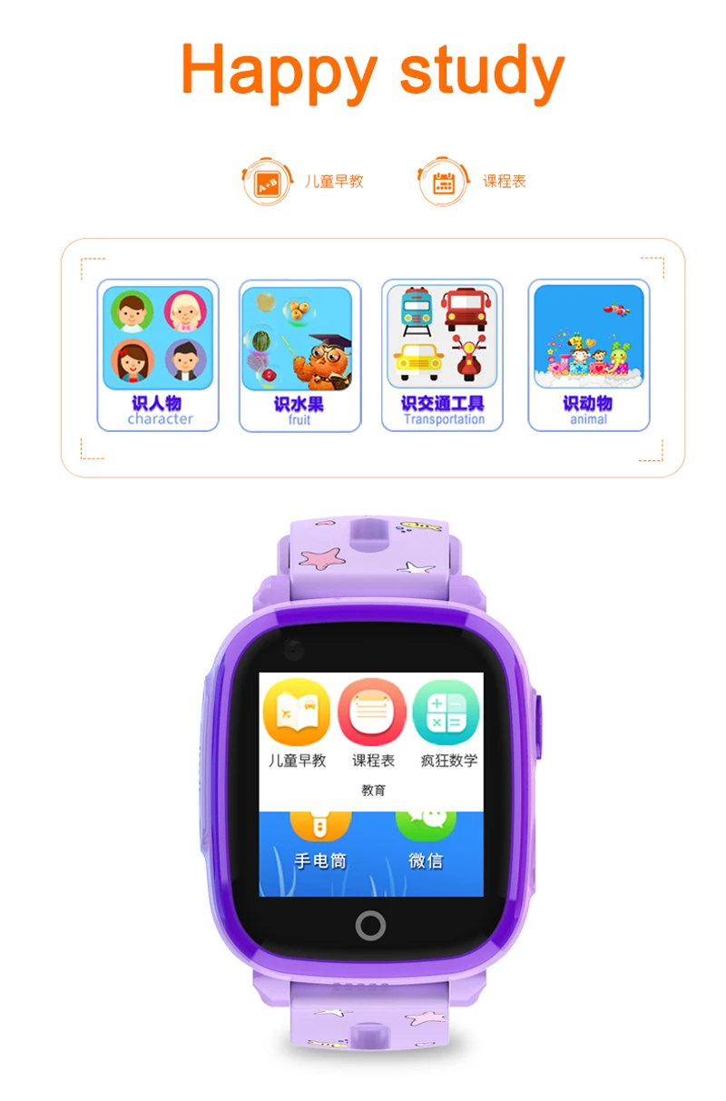 DF33 4G GPS WIFI Children Smart Watch Real Waterproof Touch Screen Kids Watch Support SIM Card SOS Call Baby Wristwatch