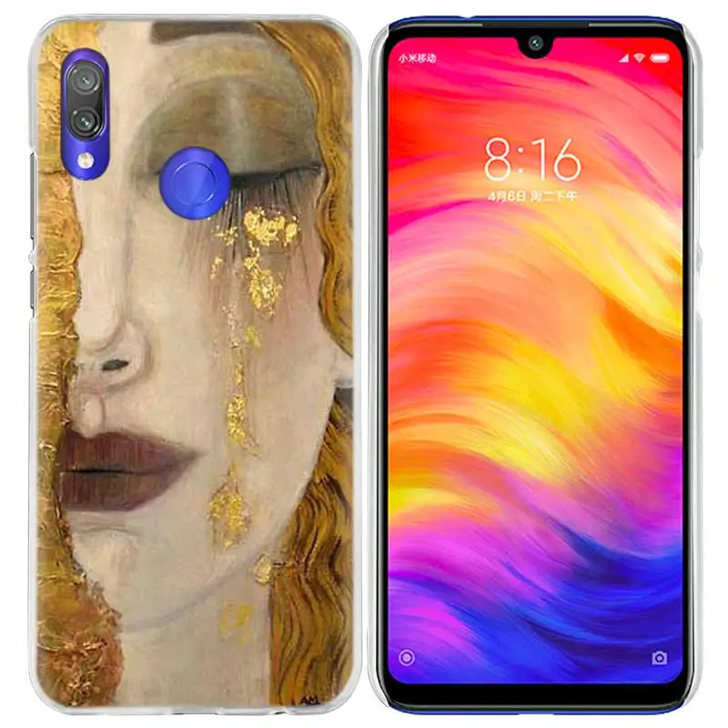Чехол Kiss Gustav Klimt для Xiao mi Red mi Note 7 8T 6 6A Pro S2 5 5A 4X mi Note10 A1 A2 9 8 lite Play F1 жесткий чехол для телефона