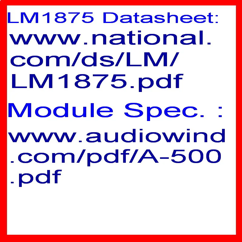 Моно 25 Вт плата модуля усилителя звука основанная на LM1875.|board board|board moduleboard amplifier |