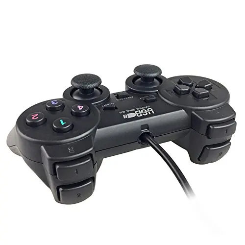 USB проводной ПК игровой контроллер геймпад Ударная вибрация джойстик коврик