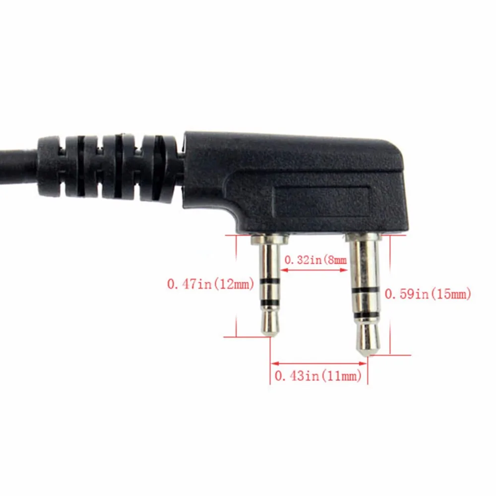 2 шт. PTT динамик с микрофоном для Kenwood Baofeng рация Любительский радиоприемник C9001A UV 5R