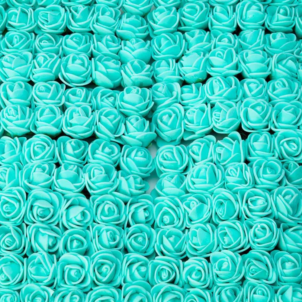 Tiffany Blue Цветок розы плюшевый мишка моделирующие формы пенополистирол пенопласт белый пенопласт на День святого Валентина подарки вечерние свадебные украшения - Цвет: Tiffany Blue