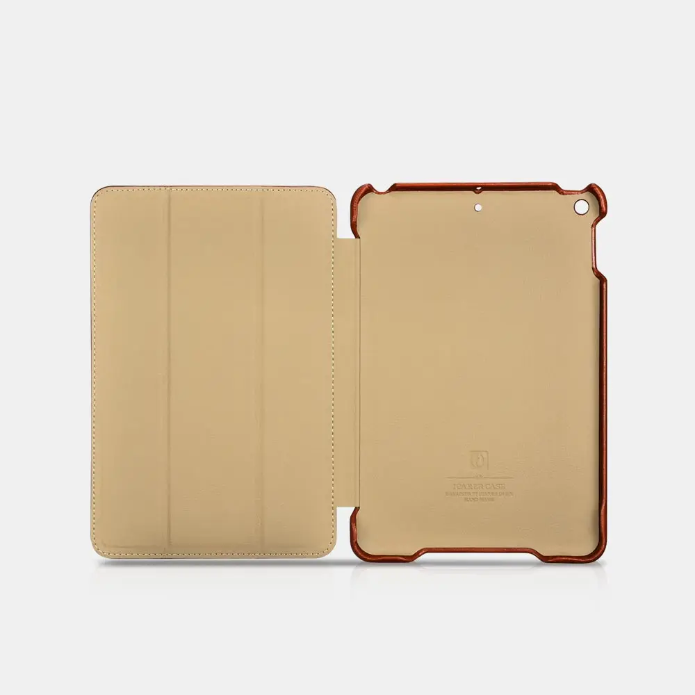 Icarer бренд для iPad Mini 5 чехол из воловьей кожи Винтажный планшета Чехол книжка