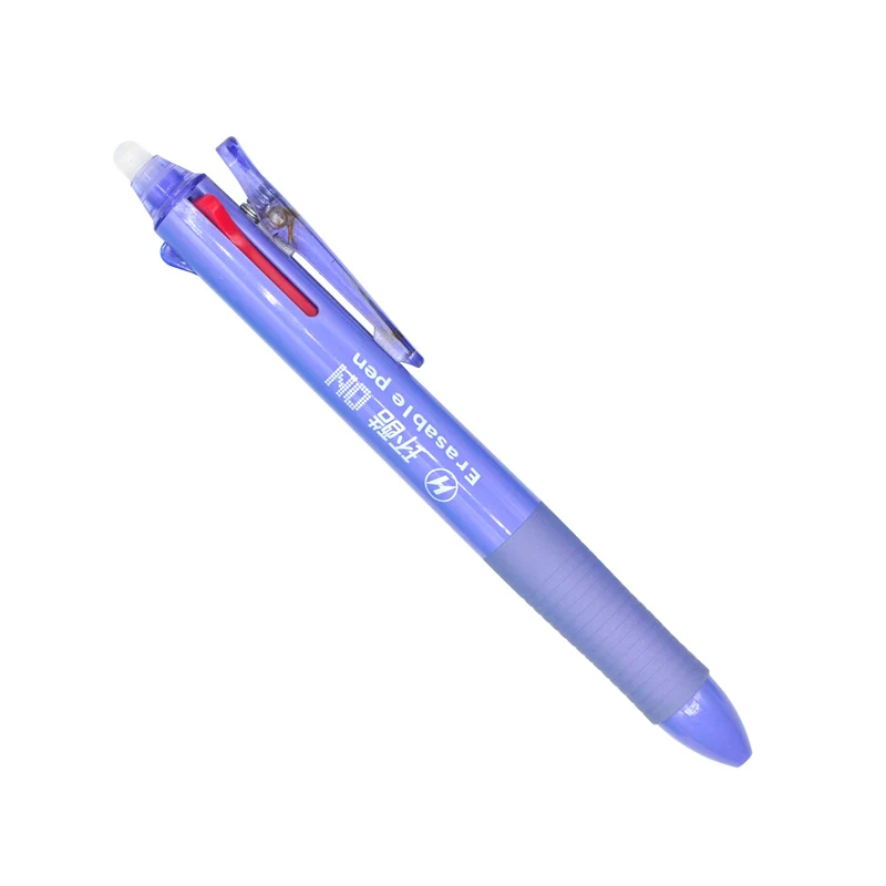 Lavender Xiamei 1 шт. стираемая ручка 3 в 1 канцелярские гелевые ручки 3 цвета 0,5 мм офисные школьные принадлежности - Цвет: Lavender