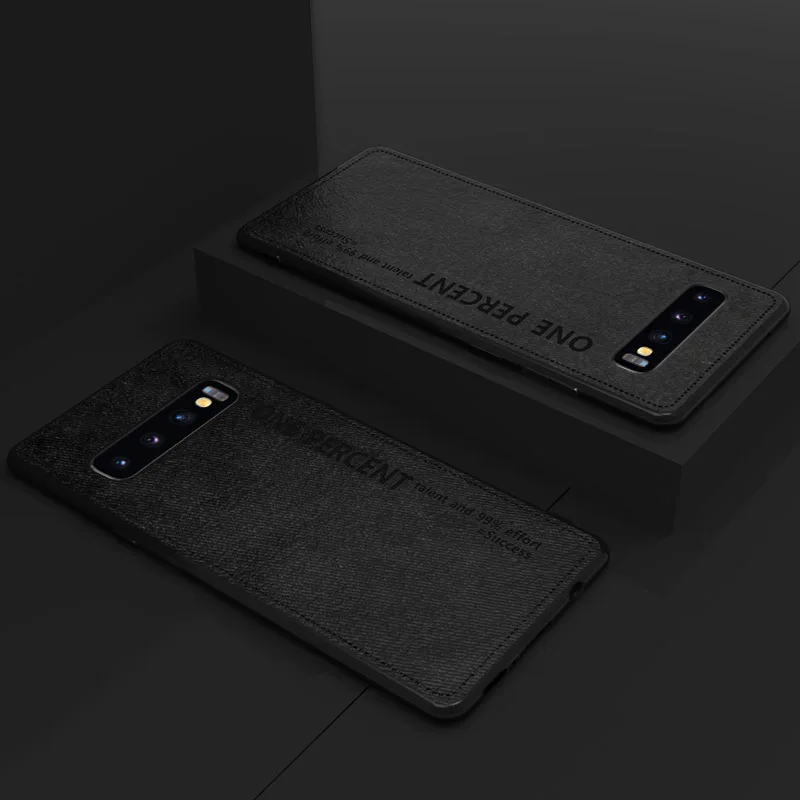Cloth Black Ультратонкий Жесткий Чехол ADKO для samsung Galaxy S8 S9 Plus, разноцветный милый матовый чехол для samsung Galaxy S10 Plus S10e S10 5G - Цвет: Cloth Black
