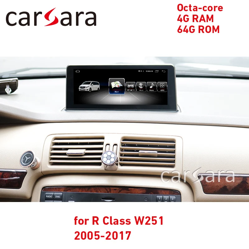 

4G RAM head unit Android screen for R Class W251 05-17 8.8" touch GPS Navi radio stereo multimedia player