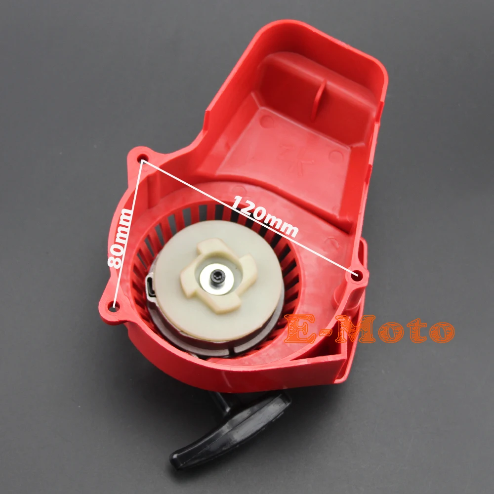Красный пластиковый легко тянущийся стартер стартера для 47 49cc 2-тактного