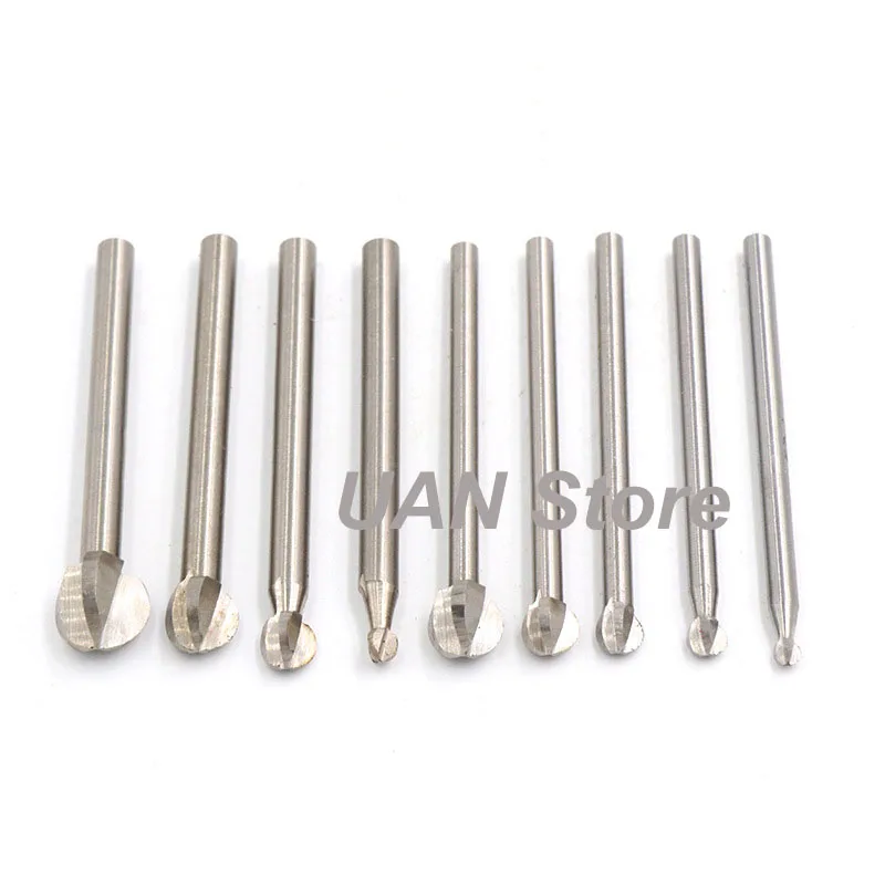URANN HSS Steel Woodworking Root Carving Router Bit End Mill Milling Cutter Burrs Embryo Tool | Инструменты