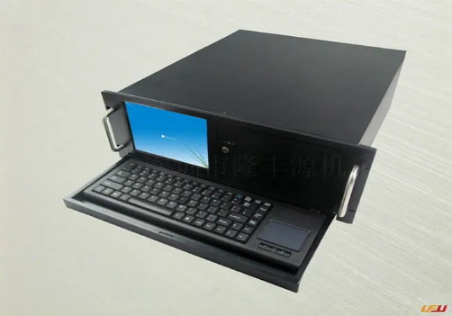 4U industrial server device integrated chassis HD size 8-inch touch screen panel PC Power 1.2 thicken |