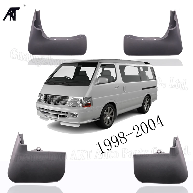 4 шт./компл. Брызговики для Toyota Hiace H100 серии 1998-2004 брызговики передние и задние |
