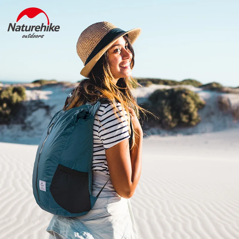 Naturehike 25L Cordura ткань 30D нейлоновая сумка для бега Легкая спортивная сумка складная сумка модный рюкзак городская сумка NH18B510-B