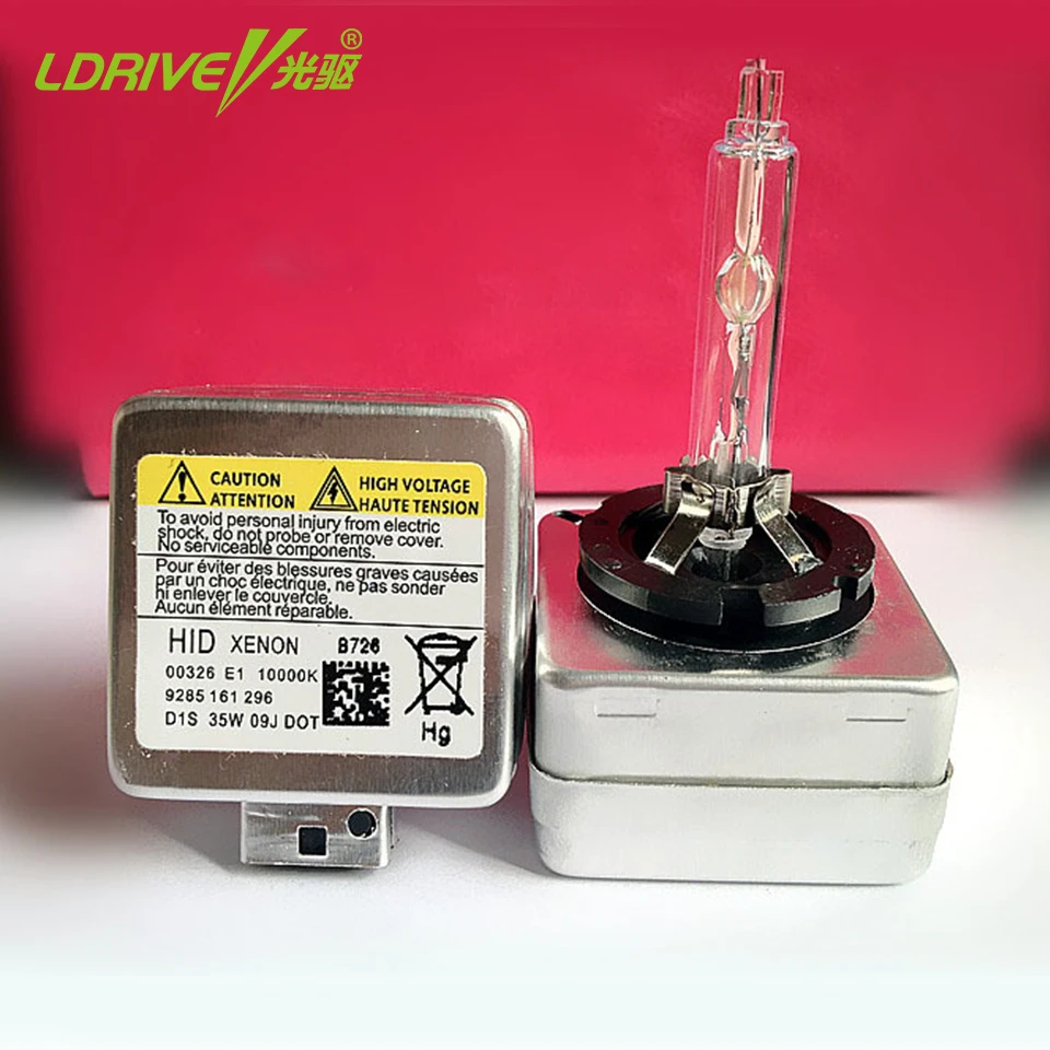 2 шт. DC12V 35 Вт D1S DS1 D1C HID ксеноновая лампа желтый белый 4300 К 5000 6000 8000 Белый Синий 1000 к