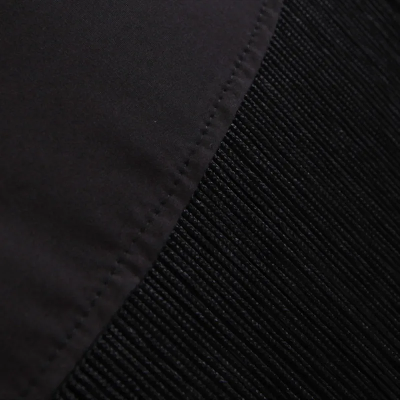 NSZ женская черная длинная юбка с кисточками летние прямые длинные вечерние юбки