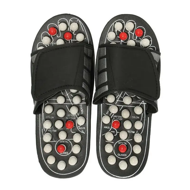 

Acupuncture Shoe Foot Massage Shoes Rotating Foot Acupuncture Healthy Relaxation Slipper Sandals Foot Massager