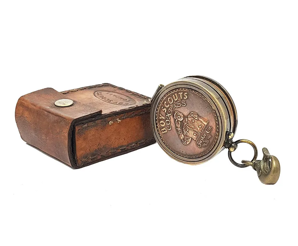 Bajotien мальчик Скаут подарок с магнитами компас направленная антикварная копия