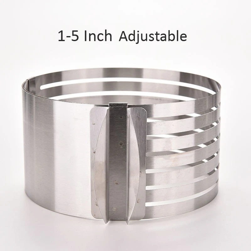 Выдвижной круг из нержавеющей стали муссовый торт слайсер формы режущие