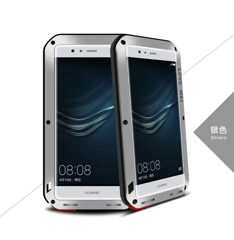 LOVE MEI Life водонепроницаемый металлический чехол для телефона для HUAWEI mate 8 9 mate Magic 9 Pro P7 P9 Plus Phone 3 Proof Cover