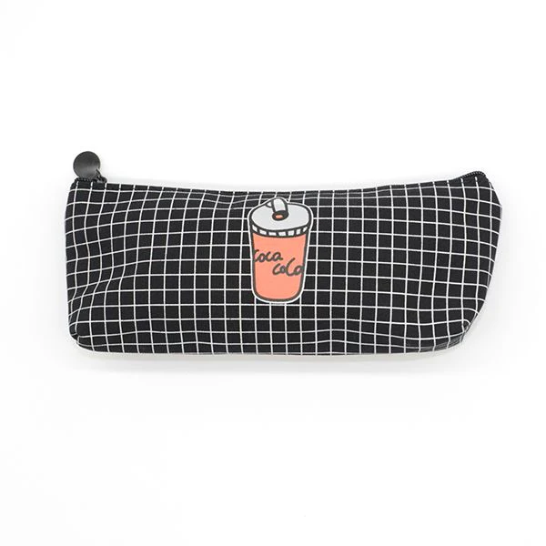 Cola Чехол для карандашей Estuche Escolar Estojo Escola Trousse Scolaire Stylo Estuches Lapices Etui Pennen Dot Mesh Articulos Escolares - Цвет: Cola