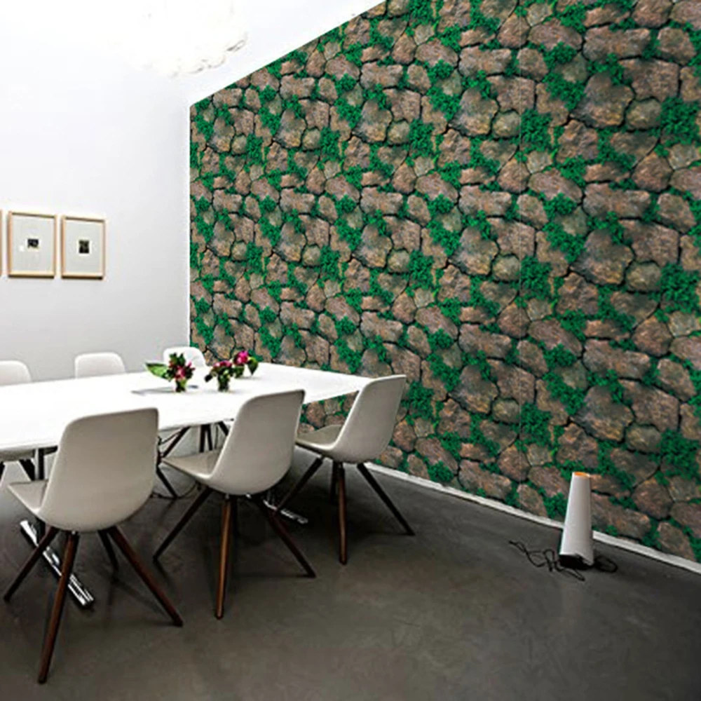 3D моделирование растительного камня обои ПВХ Съемный Настенный стикер домашний